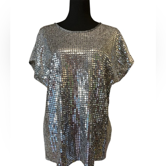Jessica Michel Tops - Jessica Michel Silver Top
